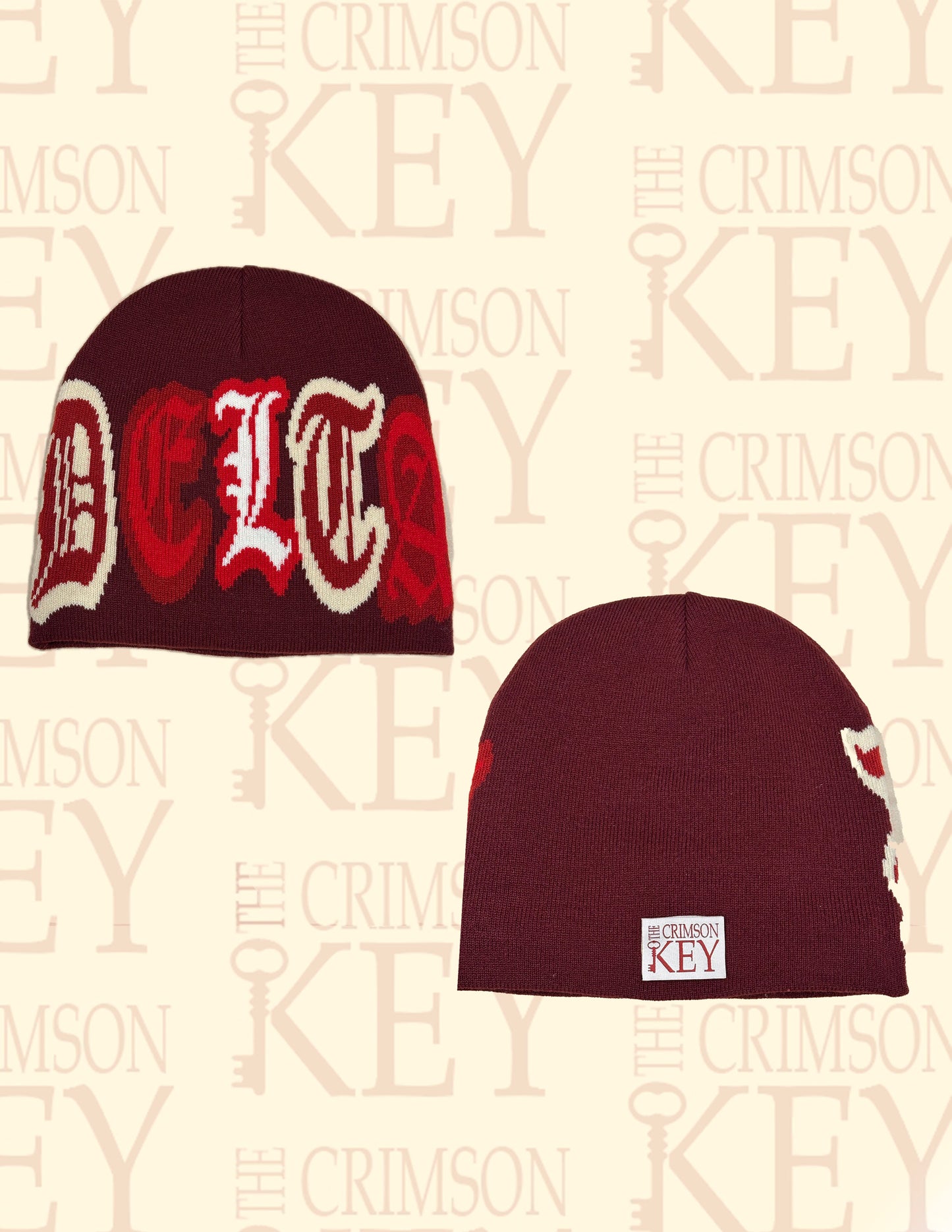 Crimson Delta Beanie